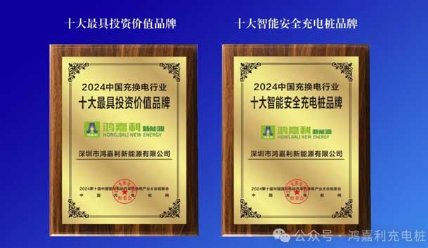 匠心致遠(yuǎn)，載譽(yù)前行：2024年鴻嘉利新能源榮獲充換電十大品牌獎(jiǎng)！(圖5)