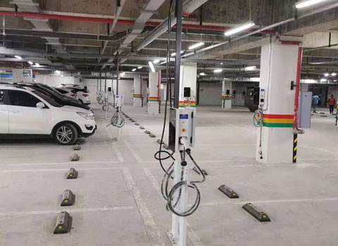 重慶7kw立柱壁掛式交流充電樁重慶萬州區(qū)恒產項目案例(圖3)